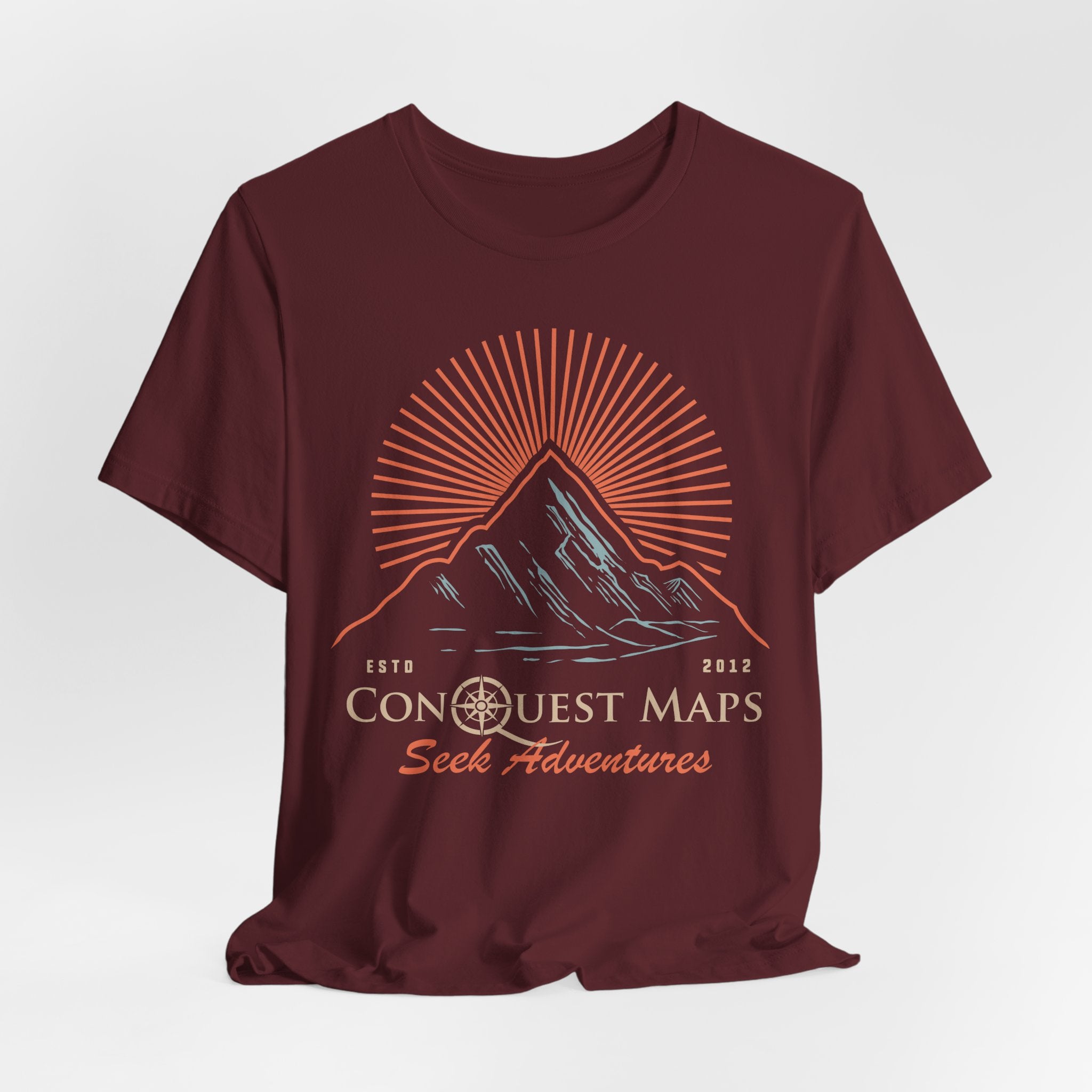 Seek Adventures Conquest Maps T-Shirt