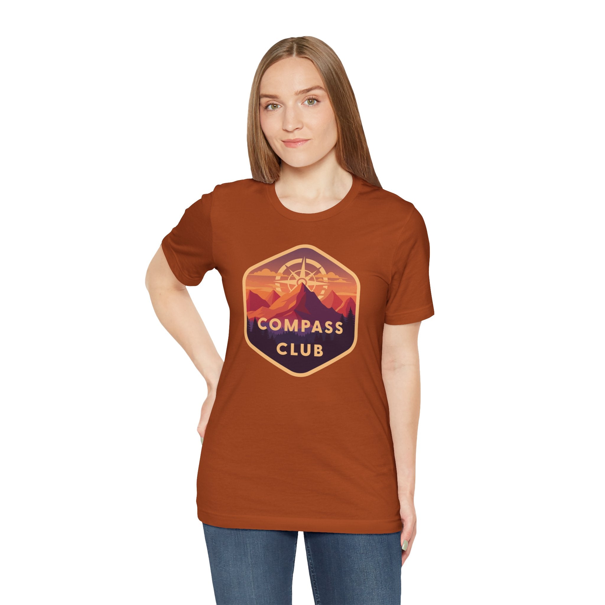 Compass Club T-Shirt - Mountains