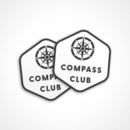 Compass Club Member Sticker (2 Pack)