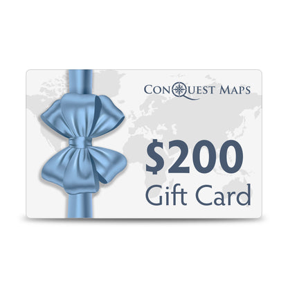 Conquest Maps Gift Card