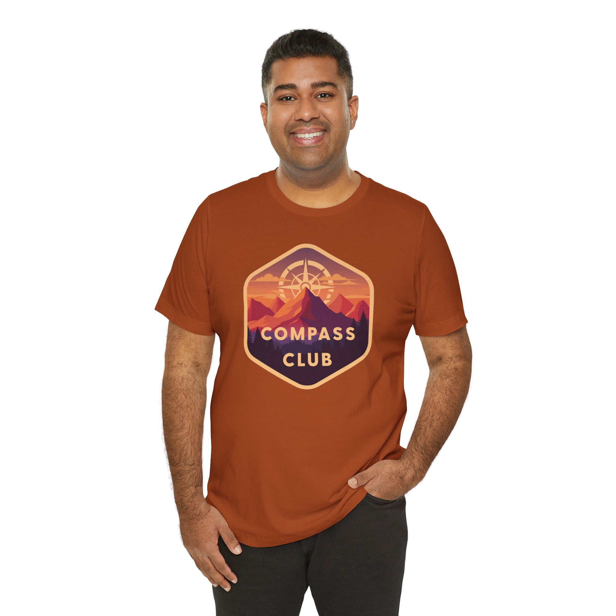 Compass Club T-Shirt - Mountains