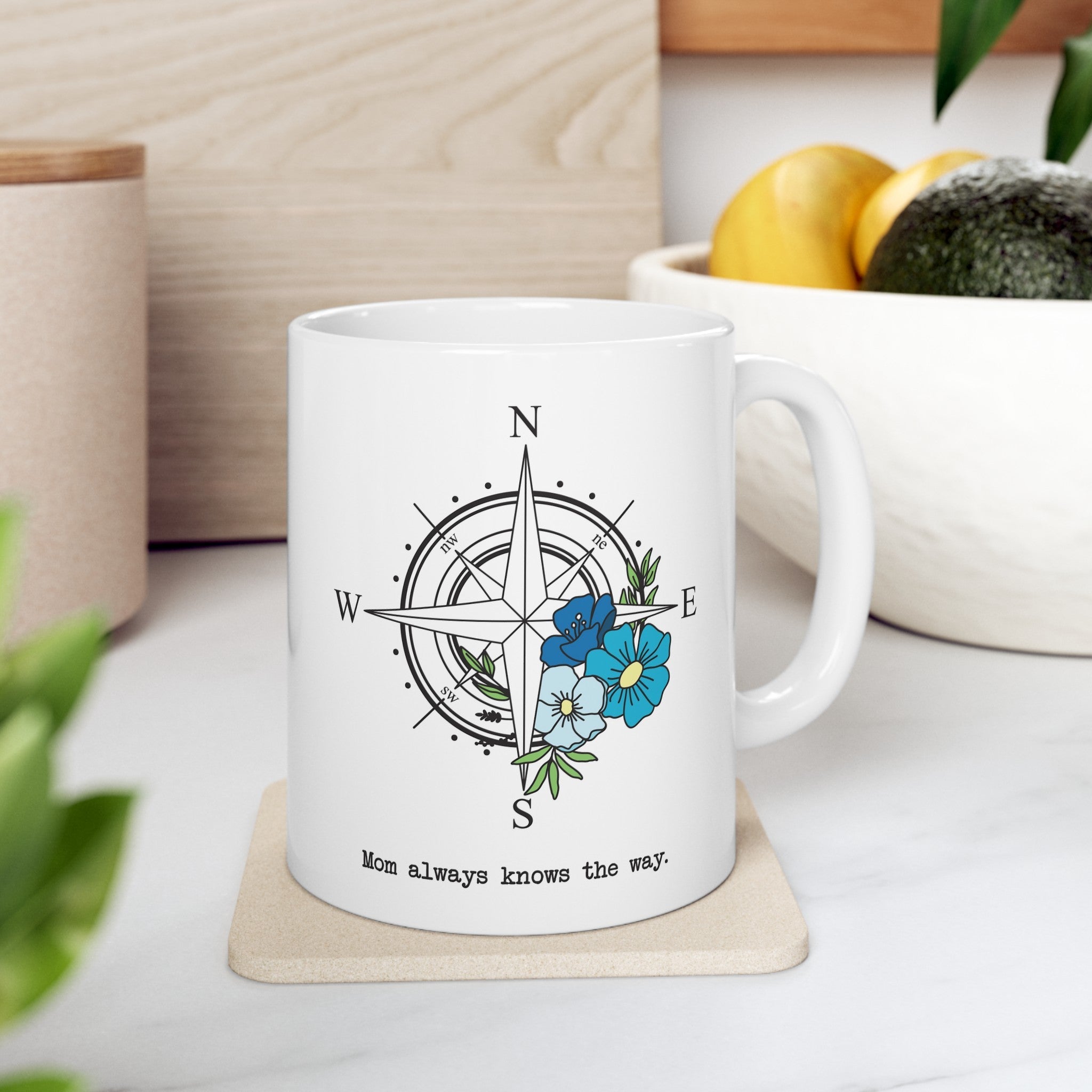 "A Change In Latitude" Travel Quote Coffee Mug (Copy) Printify