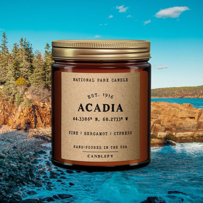 Acadia National Park Candle Candlefy