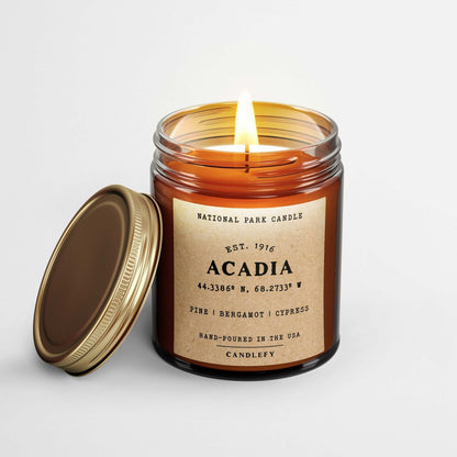 Acadia National Park Candle Candlefy