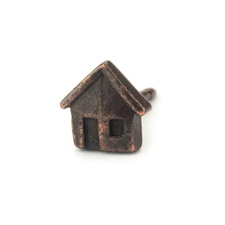 Antiqued Bronze Home Map Push Pin Conquest Maps LLC