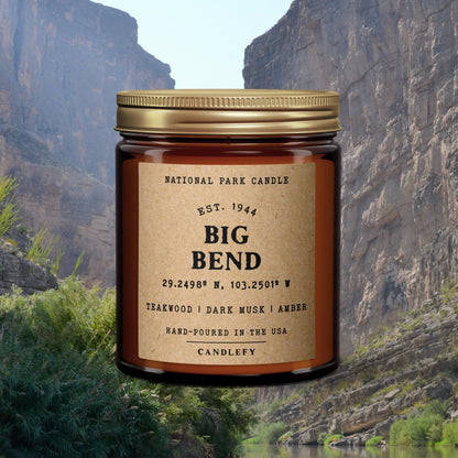 Big Bend National Park Candle Candlefy