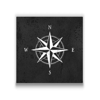 Compass Rose - Canvas Wall Art Conquest Maps LLC