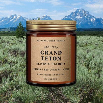 Grand Teton National Park Candle Candlefy