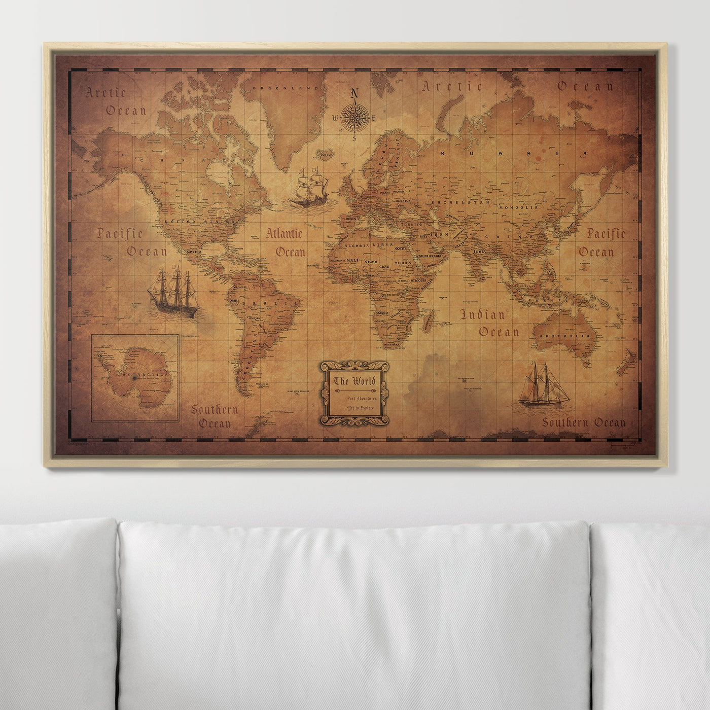 Custom World Map | Vision Boards For Travel | Conquest Maps — Conquest ...