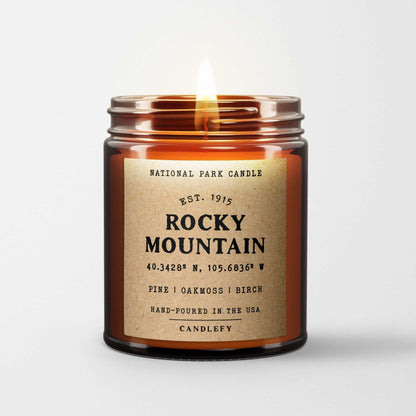 Rocky Mountains National Park Candle Candlefy