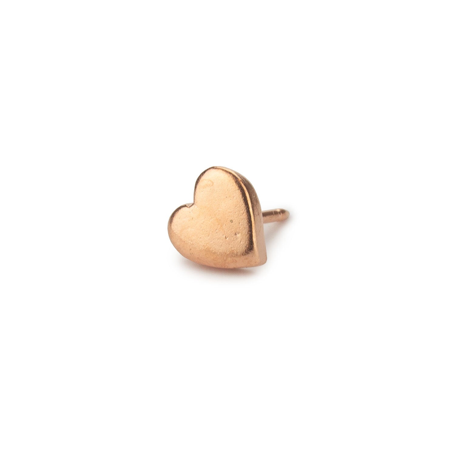 Rose Gold Heart Map Push Pin Conquest Maps LLC