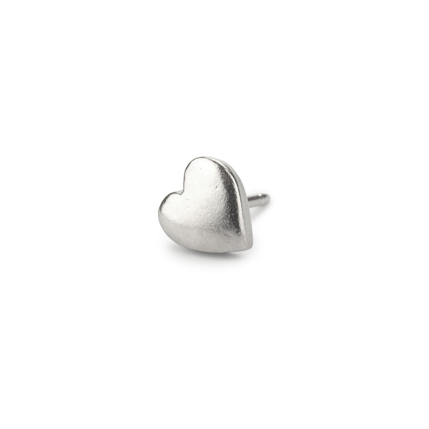 Silver Heart Map Push Pin Conquest Maps LLC