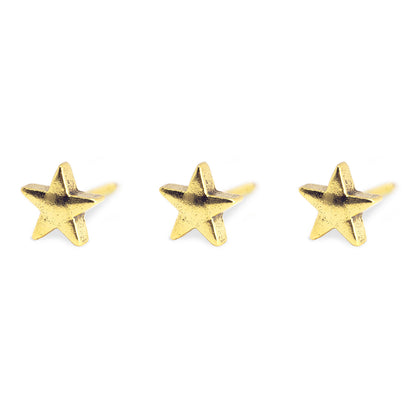 Gold Star Map Push Pins