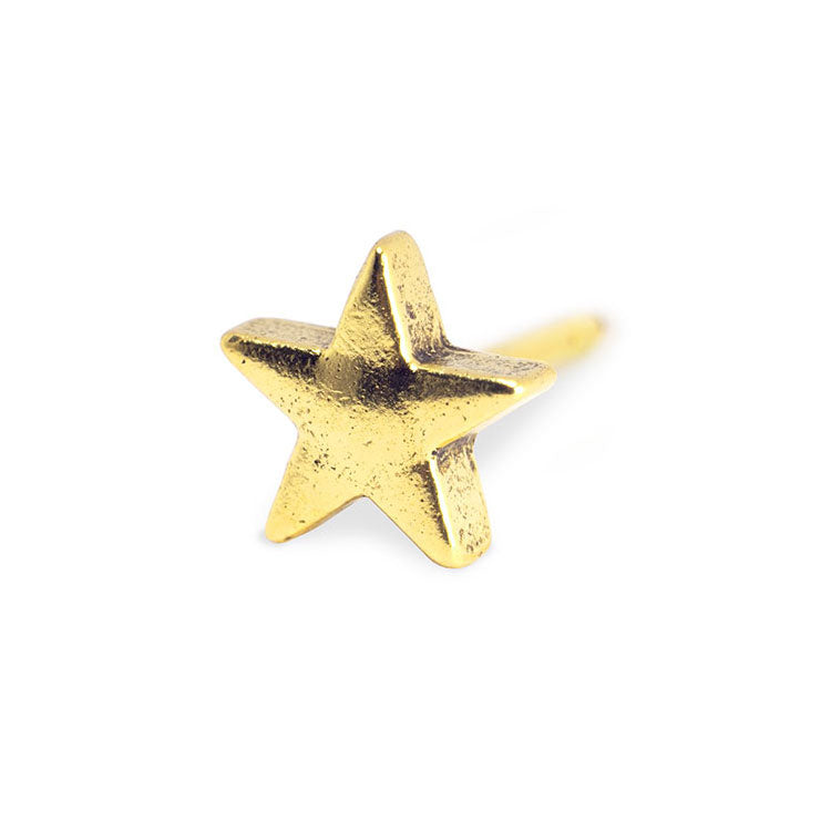 Gold Star Map Push Pins