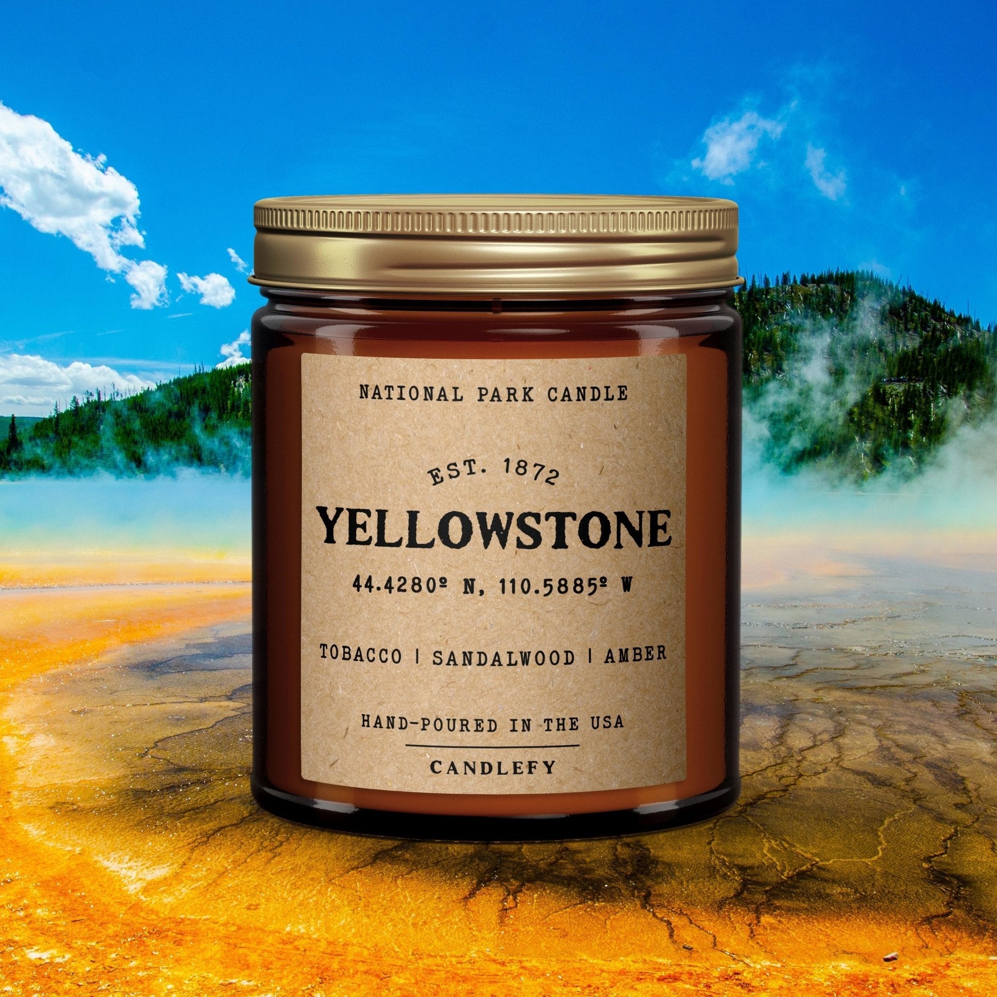 Yellowstone National Park Candle Candlefy