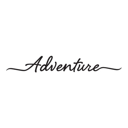 Adventure - Word Decal Graphic CM Vinyl Graphics