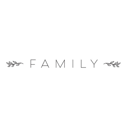 Family - Word Decal Graphic CM Vinyl Graphics