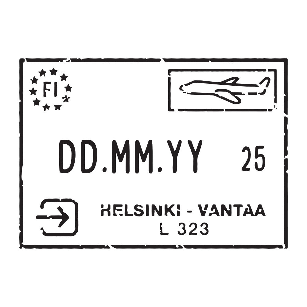 Passport Stamp Decal - Finland Conquest Maps LLC