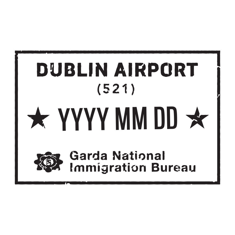 Passport Stamp Decal - Ireland Conquest Maps LLC