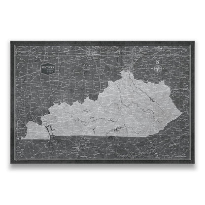 Kentucky Map Poster - Modern Slate CM Poster