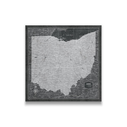 Ohio Map Poster - Modern Slate CM Poster