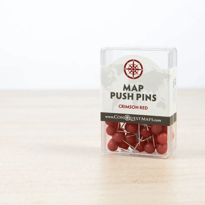 Red Push Pins, Pin Map & Globe Accessories