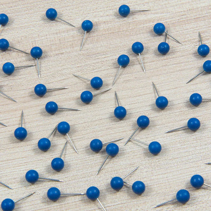 Map Push Pins: Deep Blue - Matte Finish CM Push Pins