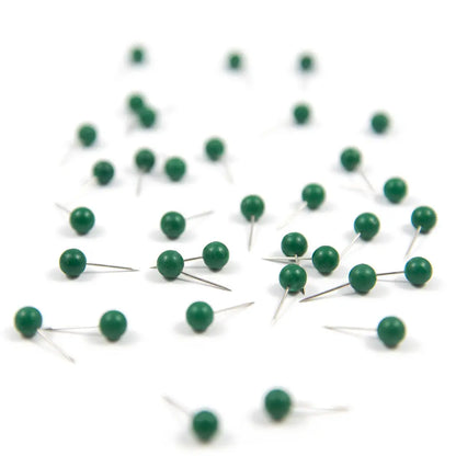 Map Push Pins: Forest Green - Matte Finish CM Push Pins