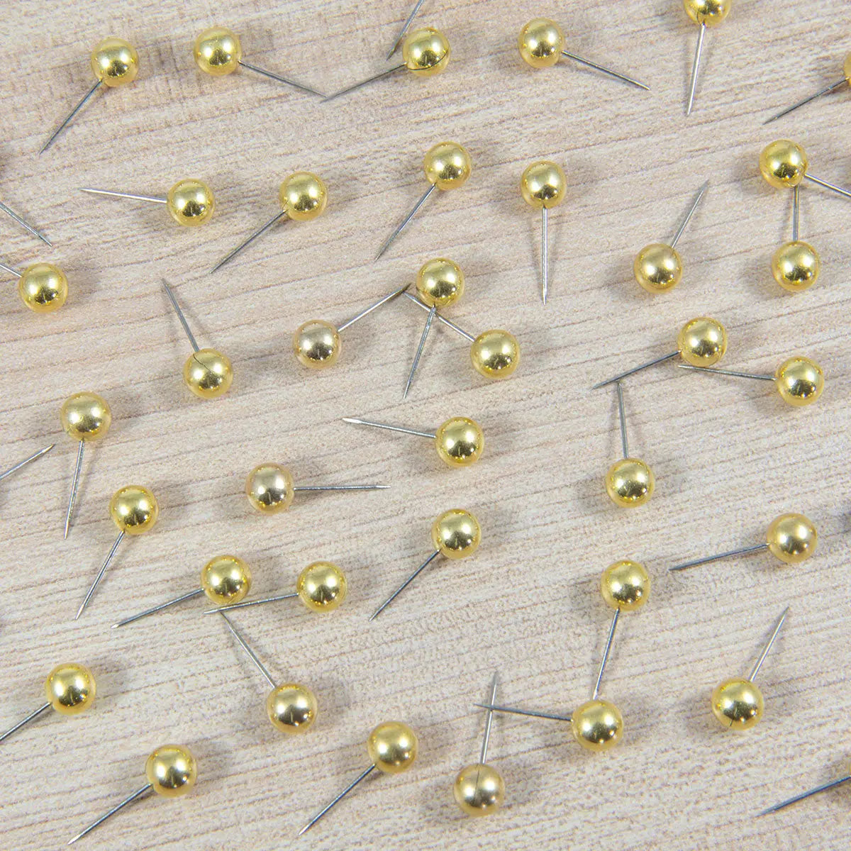 Map Push Pins: Luxury Gold - Metallic Finish CM Push Pins