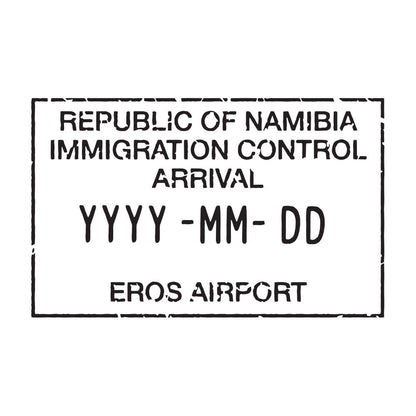 Passport Stamp Decal - Namibia Conquest Maps LLC