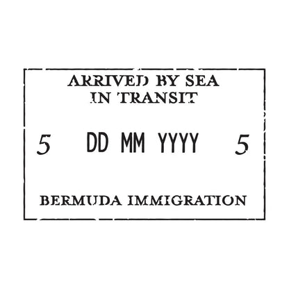 Passport Stamp Decal - Bermuda Conquest Maps LLC