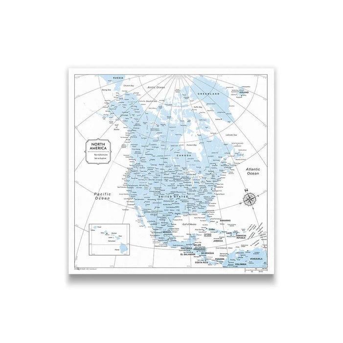 Map Push Pins: Deep Blue - Matte Finish, Conquest Maps LLC