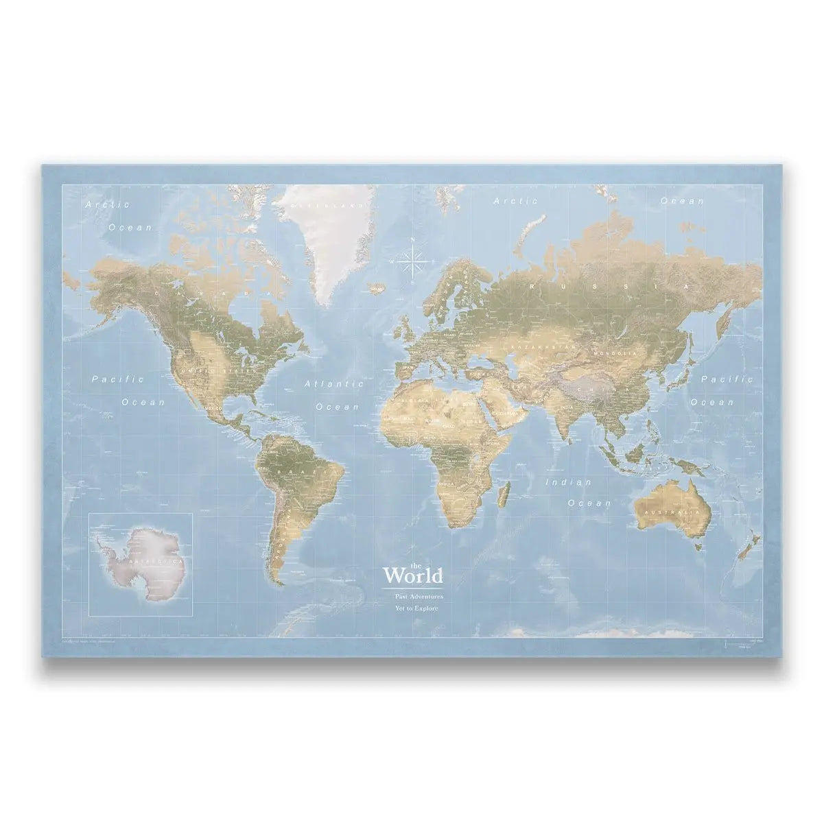 World Map Poster - Natural Earth CM Poster