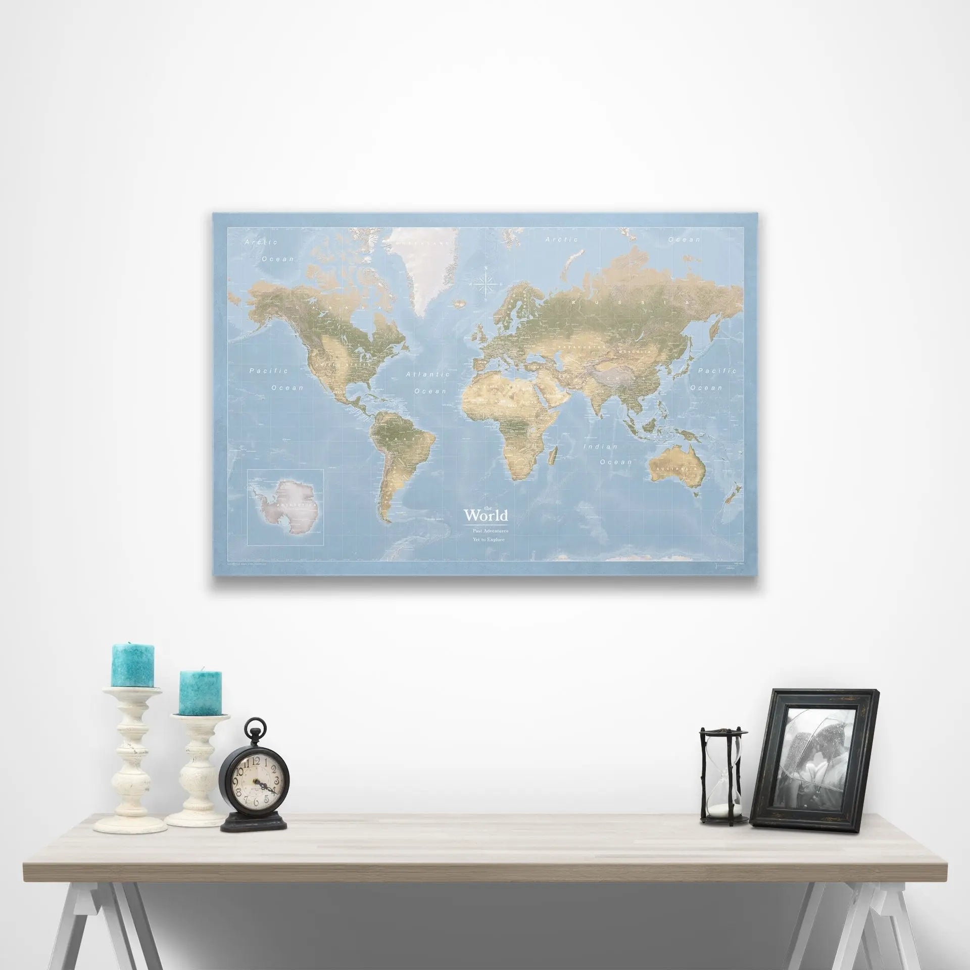 World Map Poster - Natural Earth CM Poster