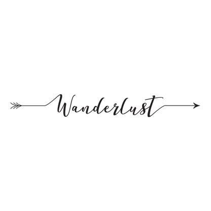 Wanderlust - Word Decal Graphic CM Vinyl Graphics